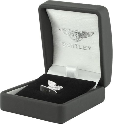 Bentley Flying B Sterling Silver Lapel Pin In Silver For Men | Lyst