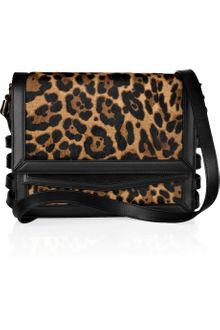 Christian Louboutin Farida Leopard-Print Calf Hair and Leather Shoulder Bag - Lyst