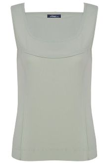 Dash Green Seamed Jersey Vest - Lyst