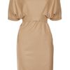 Gucci Belted Woolblend Dress in Beige (camel) - Lyst
