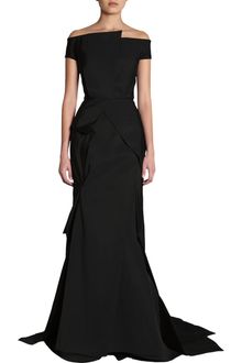 J. Mendel Off The Shoulder Gown - Lyst