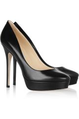 Jimmy Choo Cosmic Leather Pumps