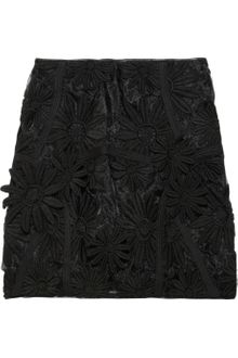 Marni Embroidered Organza Mini Skirt - Lyst