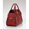 Michael Kors Satchel Embossed Croc in Red (tangerine) - Lyst