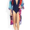 Miu Miu Plungefront Swimsuit in Blue (navy) - Lyst