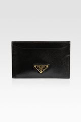 Prada Saffiano Vernice Flat Card Case