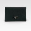 Prada Vertical Bicolor Card Case in Green for Men - Lyst