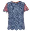 Preen Enid Sequin and Lace Top in Blue (navy) - Lyst