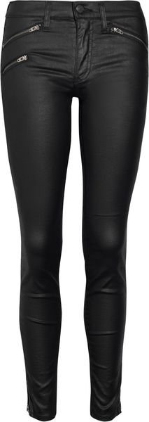Rag & Bone Waxed Midrise Skinny Jeans - Lyst