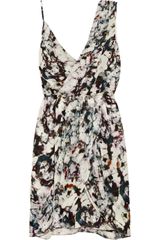 Rebecca Minkoff Dehlia Printed Silk Crepe Dress