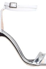 Tibi Amber Heel Silver Multi