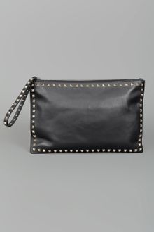 Valentino Rock Star Studded Clutch  - Lyst