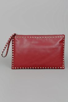 Valentino Rock Star Studded Clutch  - Lyst
