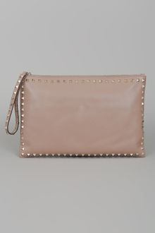 Valentino Rock Star Studded Clutch  - Lyst