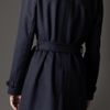 Burberry Midlength Wool Cashmere Trench Coat in Blue for Men (navy) - Lyst