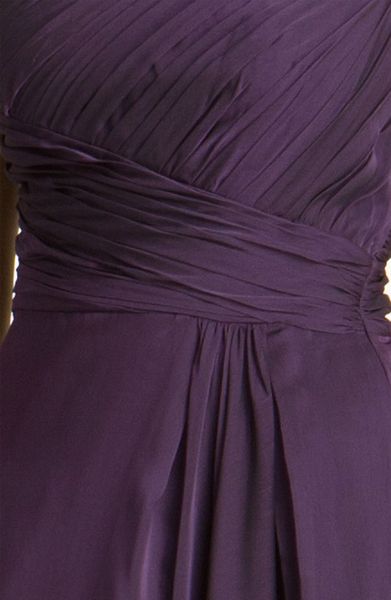 monique lhuillier purple gown