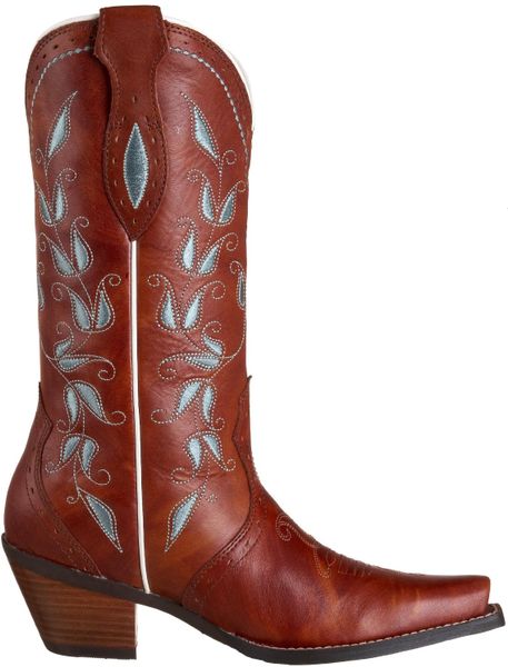 ariat red booties