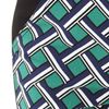 10 Crosby By Derek Lam Seamed Lattice Print Pants in Green - Lyst