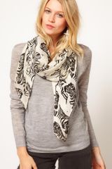 Asos Zebra Print Scarf