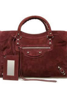 Balenciaga Classic City Suede Bag - Lyst