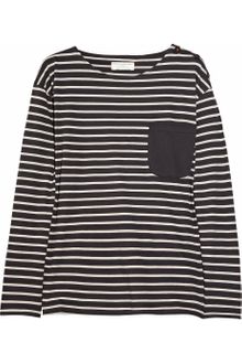 Chinti And Parker Striped Organic Cotton Tshirt - Lyst