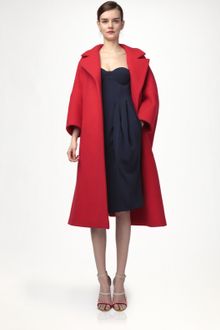 Jil Sander Wool Coat - Lyst