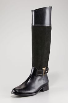 Tory Burch Tenley Suede Riding Boot - Lyst