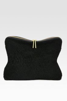 3.1 Phillip Lim 31 Minute Oversized Shearling Leather Clutch - Lyst