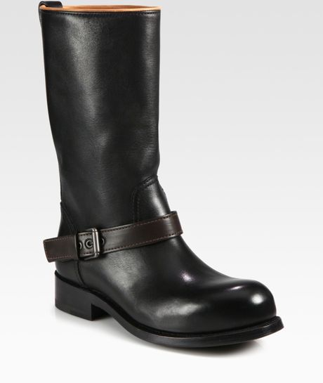 biker boots bottega veneta
