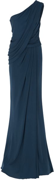 Elie Saab One Shoulder Draped Gown - Lyst