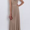 Elie Saab Strapless Bow Gown in Brown (nude) - Lyst