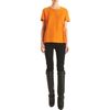 Givenchy Short Sleeve Suede Tee in Orange - Lyst