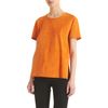 Givenchy Short Sleeve Suede Tee in Orange - Lyst