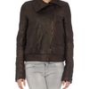 Hussein Chalayan Leather Outerwear in Brown - Lyst