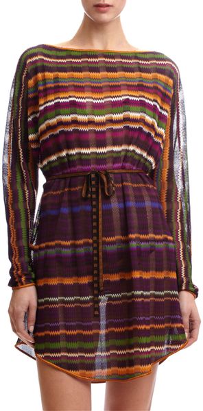 Missoni Belted Dress - Lyst