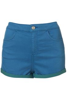 Moto Moto High Waist Hotpants - Lyst