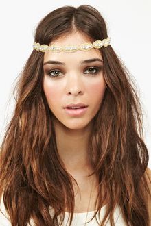 Nasty Gal Crystal Beaded Headband - Lyst