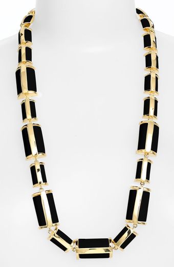 Tory Burch Column Resin Long Neckalce - Lyst