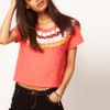 Asos Collection Asos Sweatshirt With Rocco Beads in Red (multi) - Lyst
