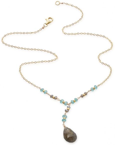 Astley Clarke Labradorite Necklace in Silver - Lyst