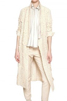 Chloé 3D Effect Dentelle Cotton Lace Coat - Lyst