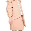 Chloé Quilted Face Angora Coat with Nappa Trim in Pink - Lyst