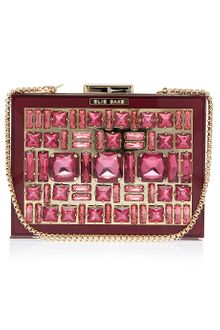 Elie Saab Box Crystal Clutch Bag - Lyst