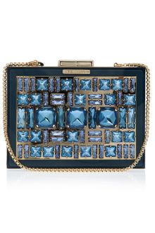 Elie Saab Box Crystal Clutch Bag - Lyst