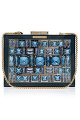 Elie Saab Box Crystal Clutch Bag
