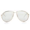 Gucci Contemporary Aviator Sunglasses in Gold - Lyst