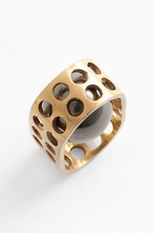 Kelly Wearstler Perforated Sphere Ring - Lyst