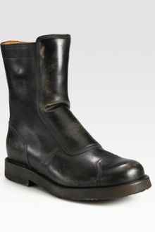 Maison Martin Margiela Vintage Leather Boots - Lyst