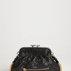 Marc Jacobs Little Stam Leather Crossbody Bag in Black (black/ brass) - Lyst