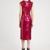 Marc Jacobs Sequined Flower Dress in Red (magenta) - Lyst
